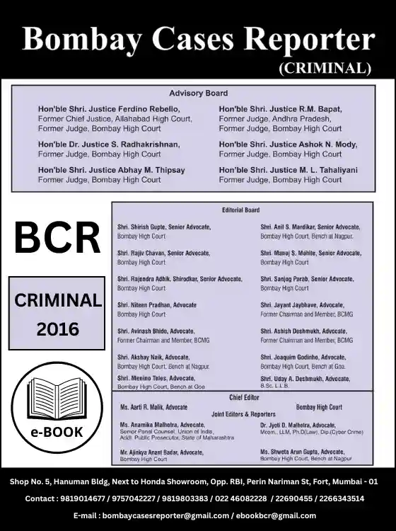 BCR Criminal 2016